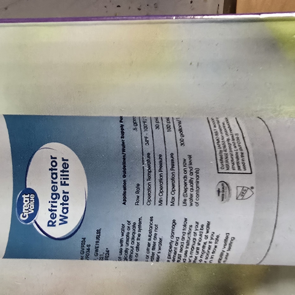 Refrigerator Water Filter - White